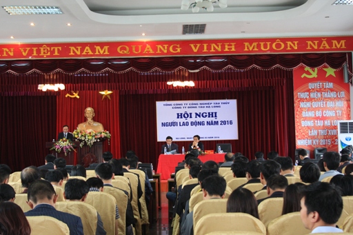 Công ty Đóng tàu Hạ Long tổ chức Hội nghị người lao động năm 2016